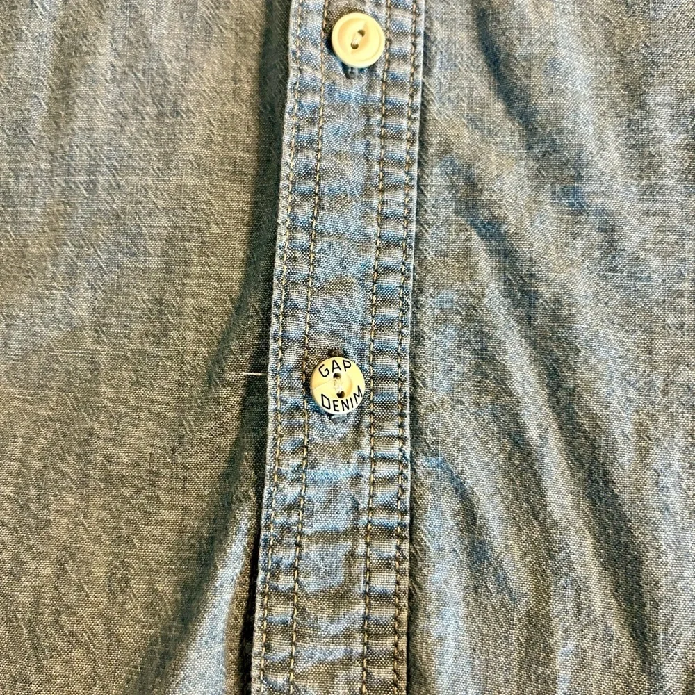 (Bundle 2 for $20) GAP Boys Classic Denim Shirt Size L